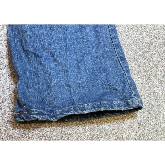 LEVI'S Womens 528 Curvy Flared Jeans US 11 Blue Cotton - Picture 8 of 10